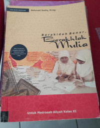 Image of Berakidah Benar, Berakhlak Mulia