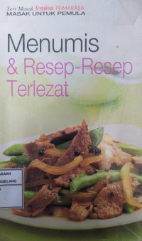 Image of Menumis & resep - resep terlezat : Masak untuk pemula