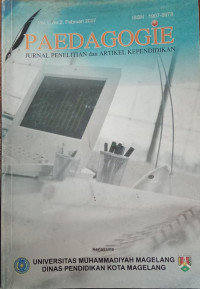 Image of PAEDAGOGIE JURNAL PENELITIAN dan ARTIKEL KEPENDIDIKAN